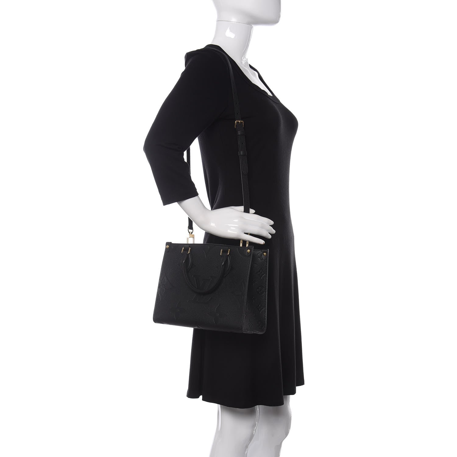 Louis Vuitton Empreinte Monogram Giant Onthego PM Black 2 of 8