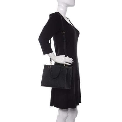 Louis Vuitton Empreinte Monogram Giant Onthego PM Black 2 of 8