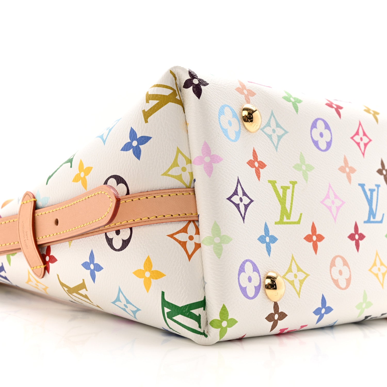 Louis Vuitton LV x TM Monogram Multicolor CarryAll PM White 9 of 11