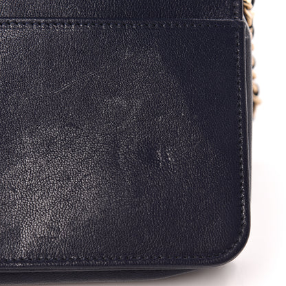 Chanel Sheepskin Quilted Mademoiselle Vintage Wallet On Chain WOC Navy 12 of 14