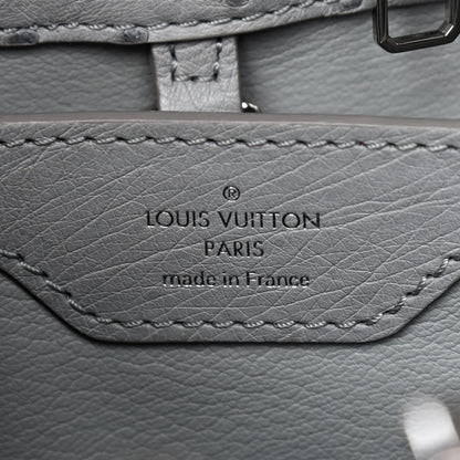 Louis Vuitton Ostrich Capucines BB Gris 7 of 10