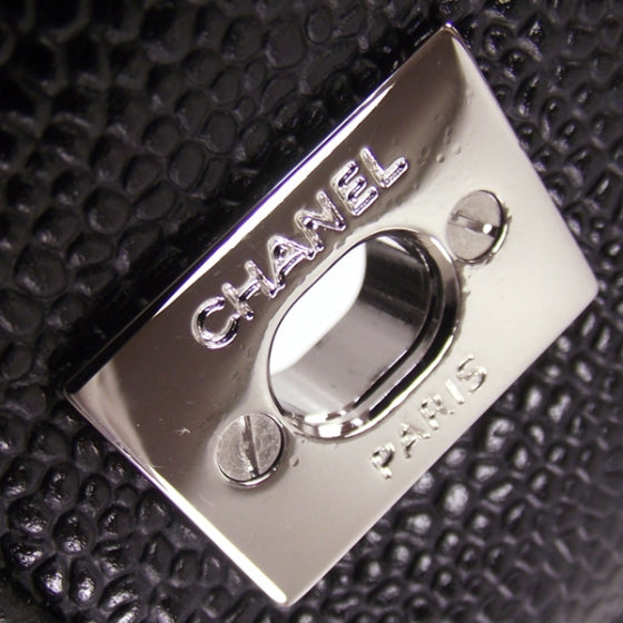 Chanel Caviar Jumbo Single Flap Black 10 of 11