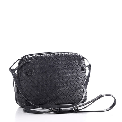 Bottega Veneta Nappa Intrecciato Pillow Crossbody Messenger Black 3 of 6