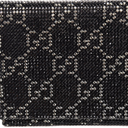 Gucci Satin Swarovski Crystal Clutch Black 8 of 8
