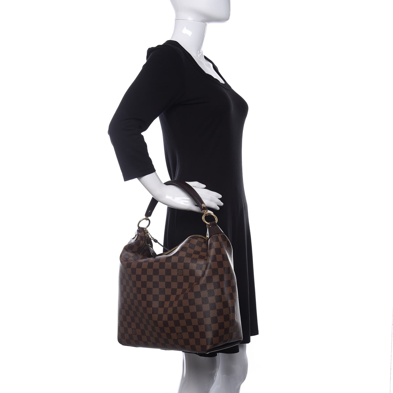 Louis Vuitton Damier Ebene Duomo Hobo 2 of 15