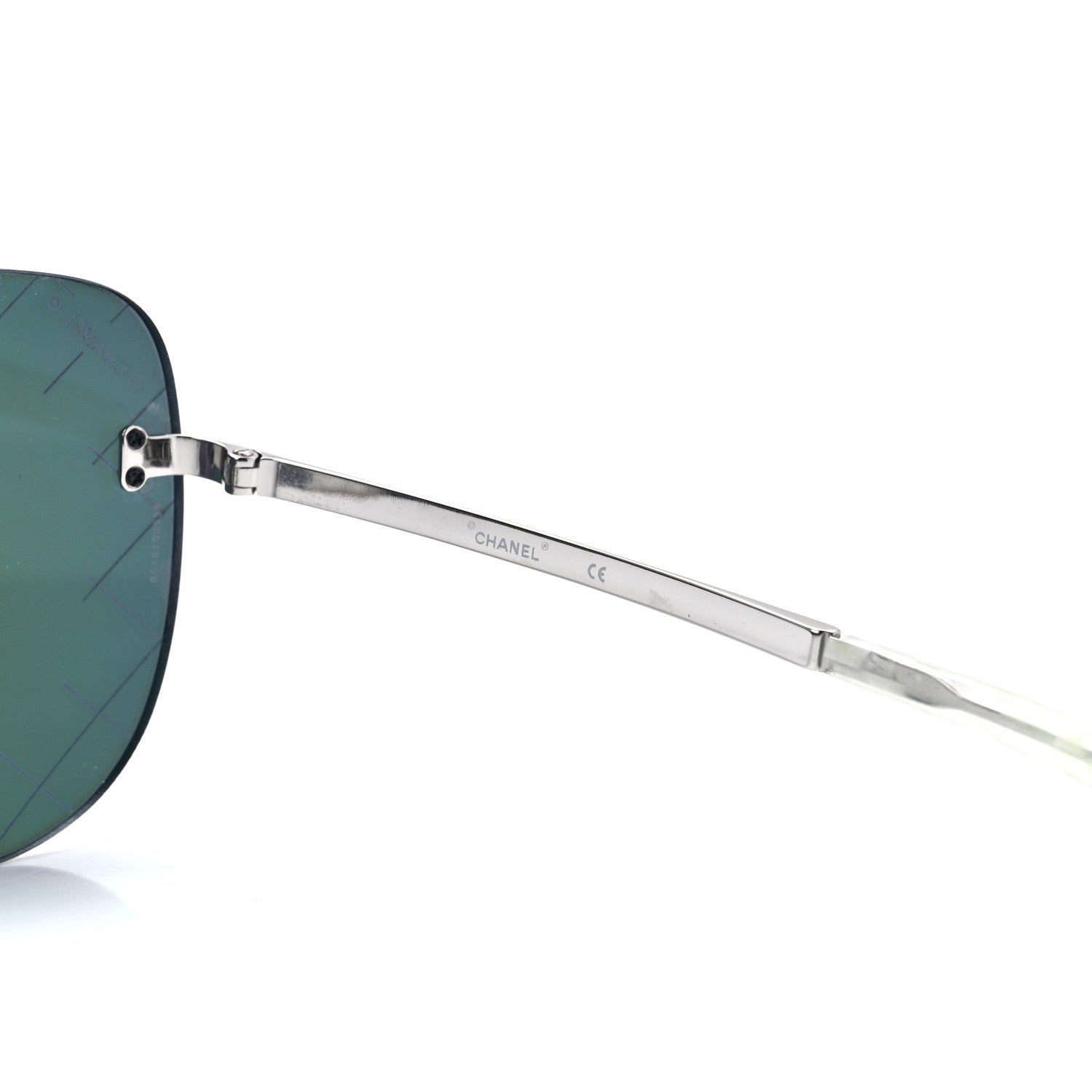 Chanel Shield Runway Sunglasses 4215 Silver Purple 6 of 7