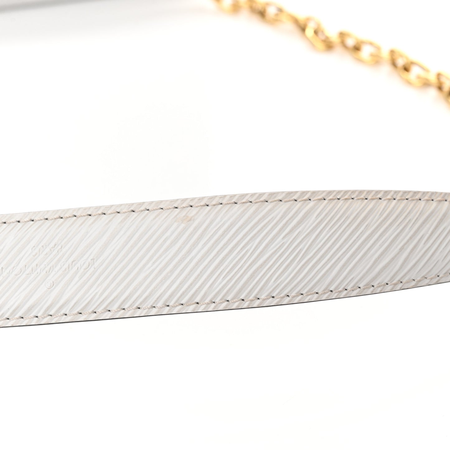 Epi Twist Shoulder Bag PM White