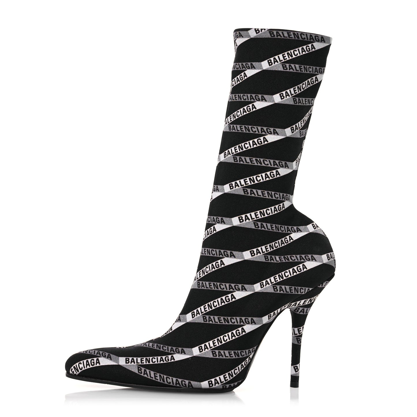 Spandex Losange Monogram 110mm Booties 40 Gris Black