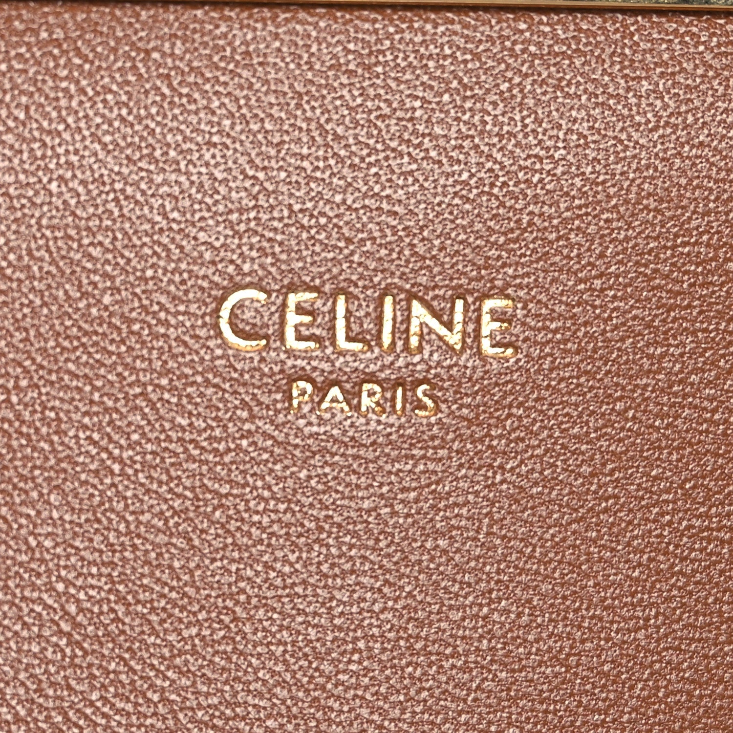 Celine Textile Natural Calfskin Teen Triomphe White Tan 8 of 16