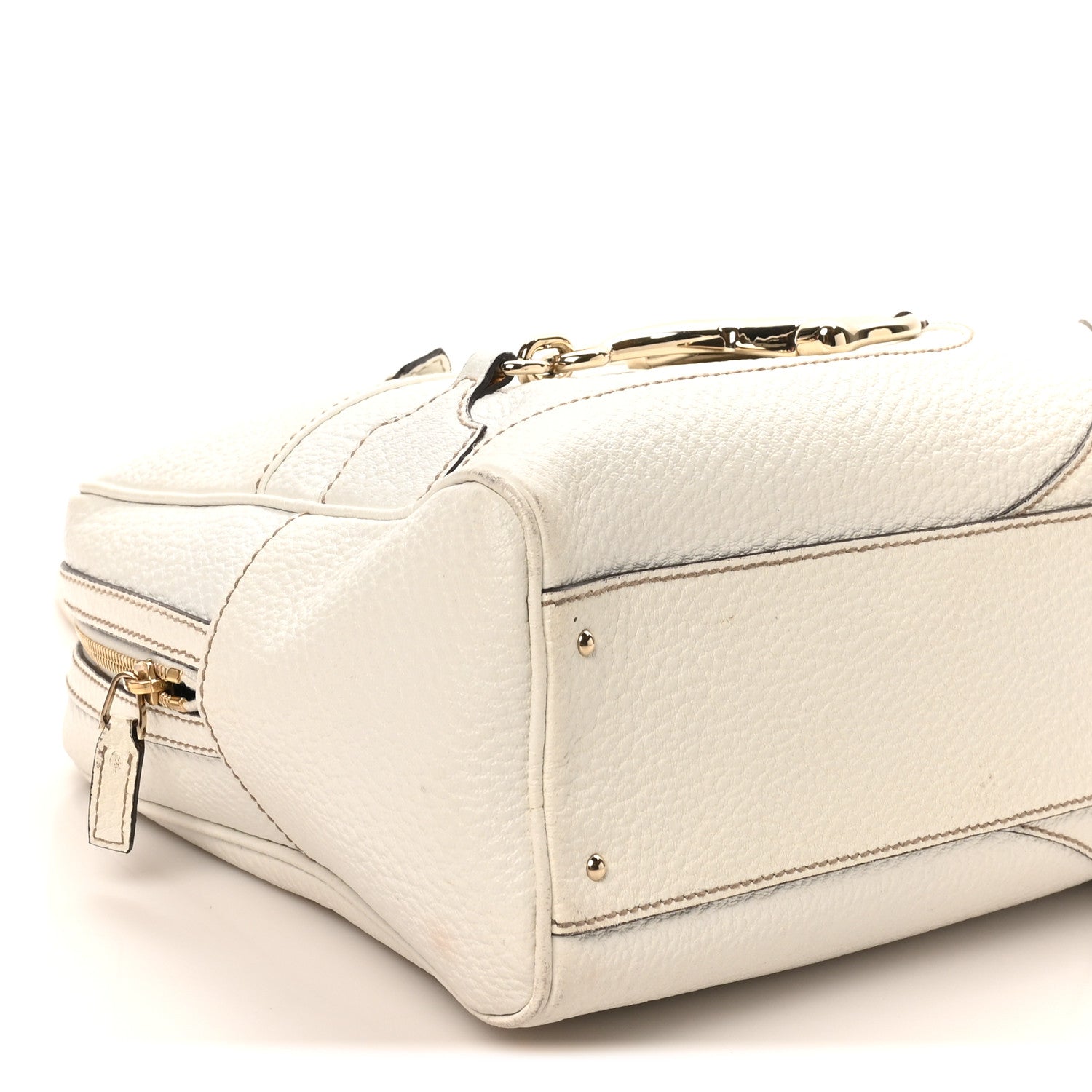 Gucci Calfskin Hasler Boston White 9 of 10