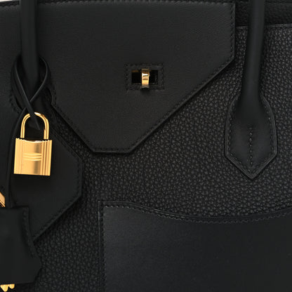 Hermes Togo Swift Birkin En Desordre Sellier 30 Black 16 of 23