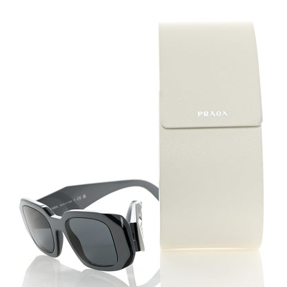 Prada Acetate Symbole Sunglasses SPR 17W Dark Grey 8 of 8