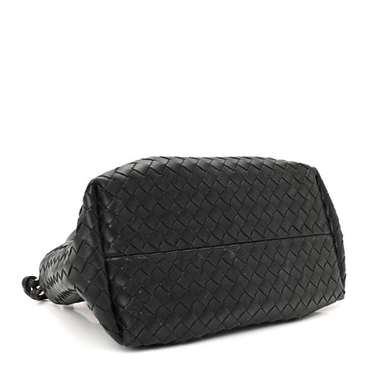 Bottega Veneta Calfskin Intrecciato Small Pinacoteca Tote Black Fondant 9 of 17