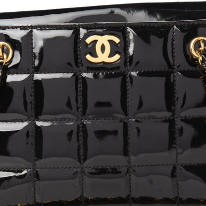 Chanel Patent Chocolate Bar CC Tote Black 10 of 10