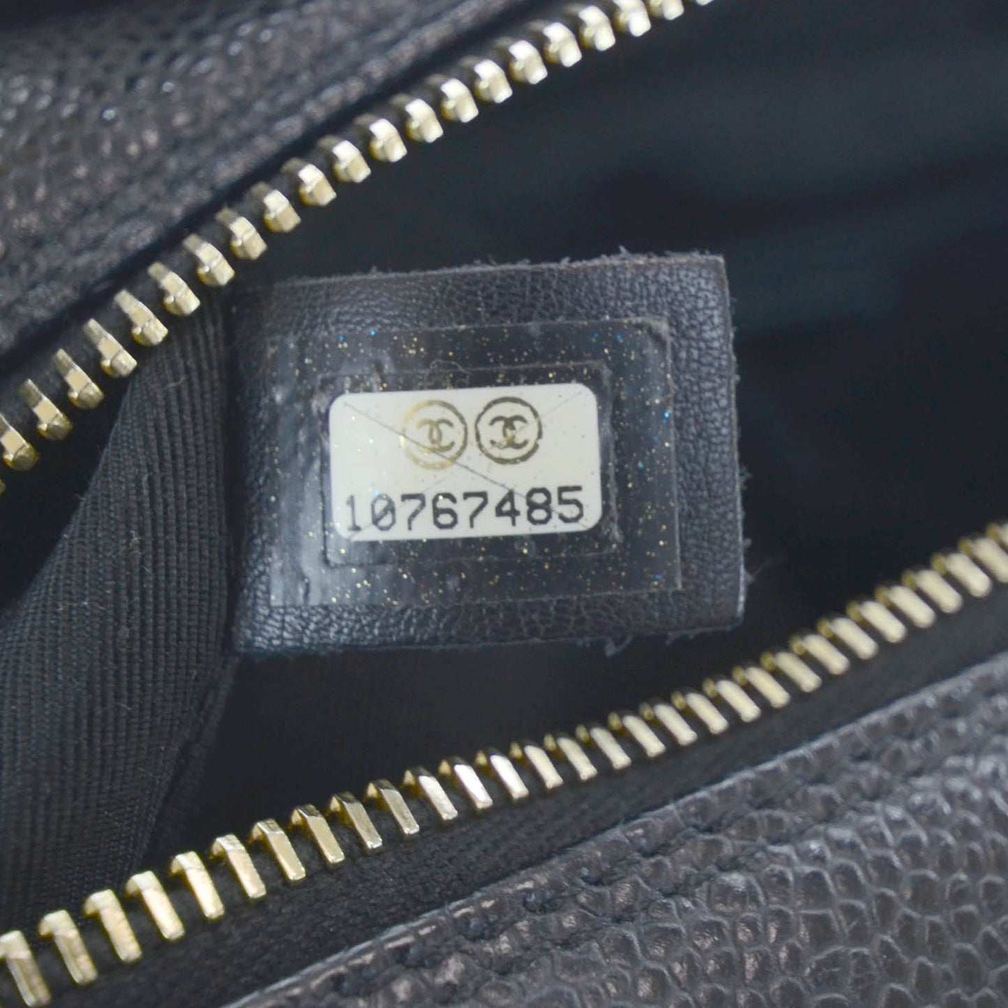 Caviar Quilted Petit Timeless Tote PTT Black