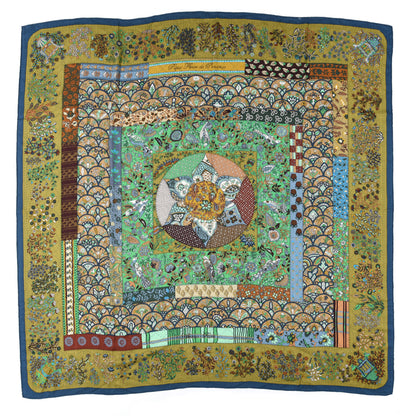 Hermes Cashmere Silk Pique Fleuri de Provence Shawl 140 1 of 10