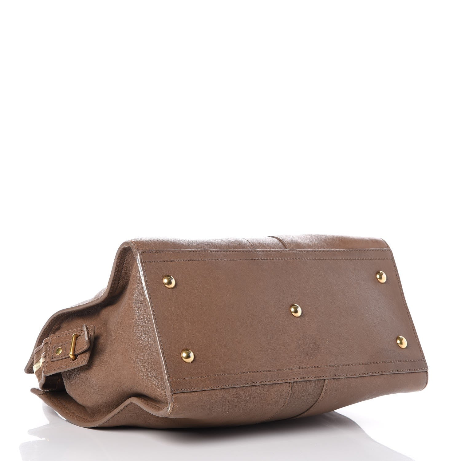 Saint Laurent Sheepskin Small Cabas ChYc Brown 4 of 17