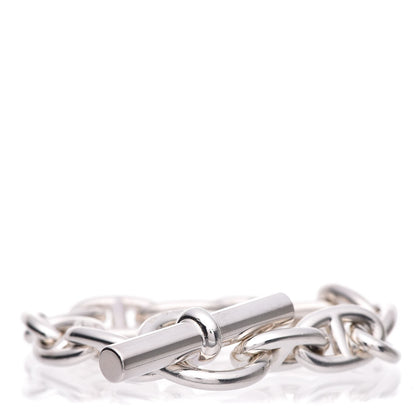 Hermes Sterling Silver Small Chaine D'Ancre Bracelet 18 3 of 6