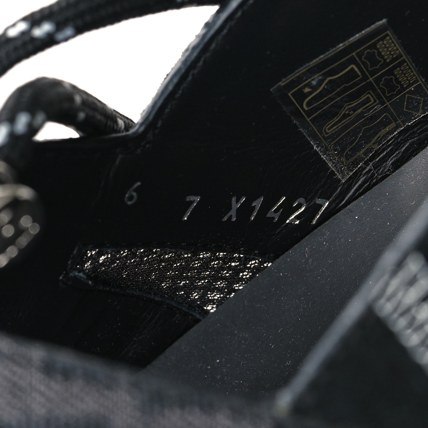 Technical Fabric Jacquard Mesh FF Mens Fendi Force Slingback Sandals 6 Black Grigio