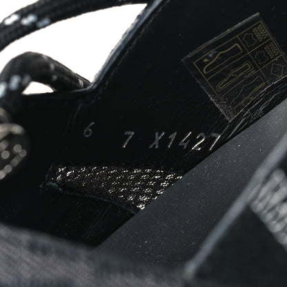 Fendi Technical Fabric Jacquard Mesh FF Mens Fendi Force Slingback Sandals 6 Black Grigio 7 of 10