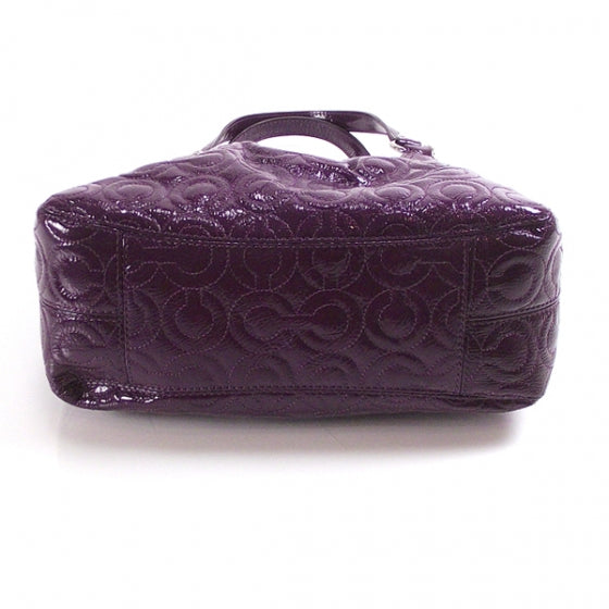 COACHPatentEmbossedGramercyPurple22458