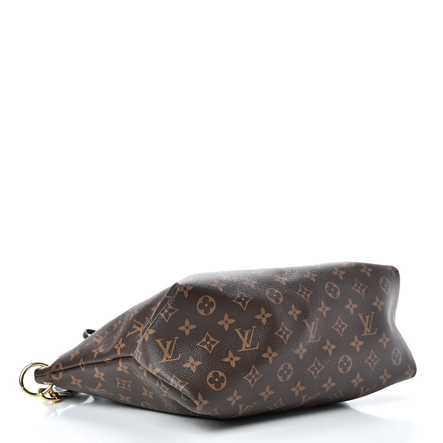 Monogram Flower Zipped Tote MM Black