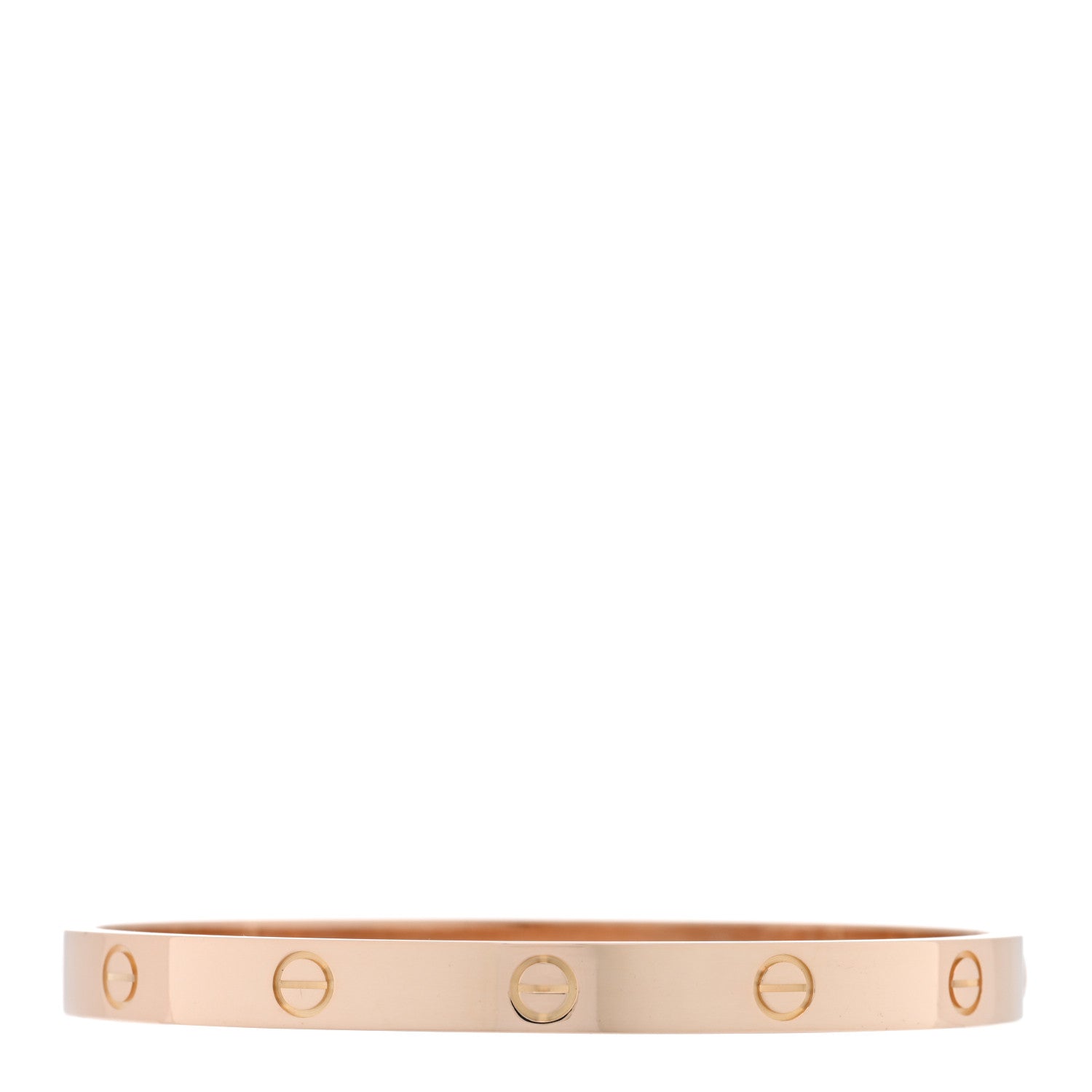 Cartier 18K Pink Gold LOVE Bracelet 19 1 of 7