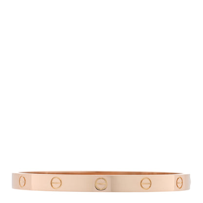 Cartier 18K Pink Gold LOVE Bracelet 19 1 of 7