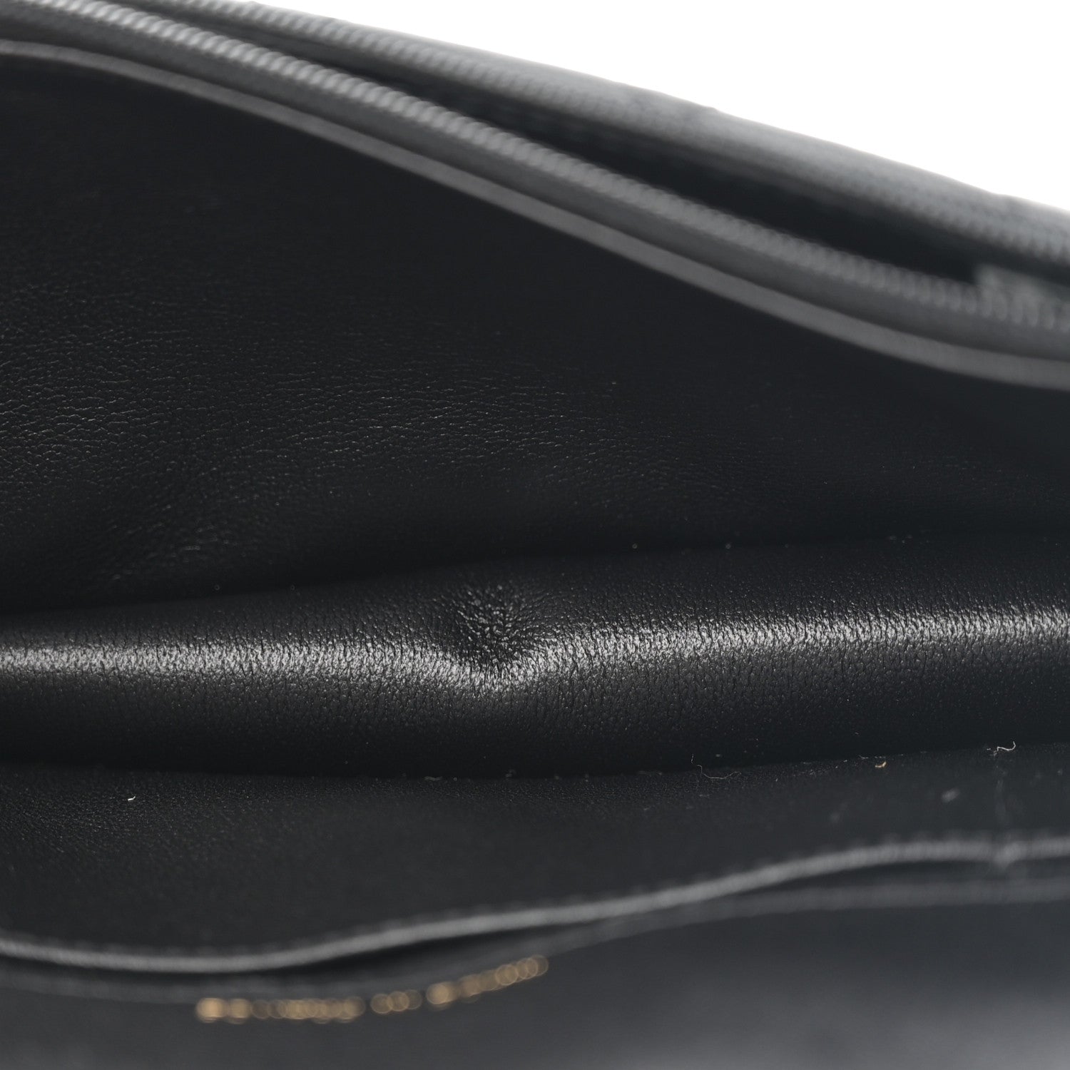 Chanel Lambskin Quilted Flap Phone Holder With Chain Black 5 of 12