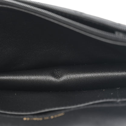 Chanel Lambskin Quilted Flap Phone Holder With Chain Black 5 of 12