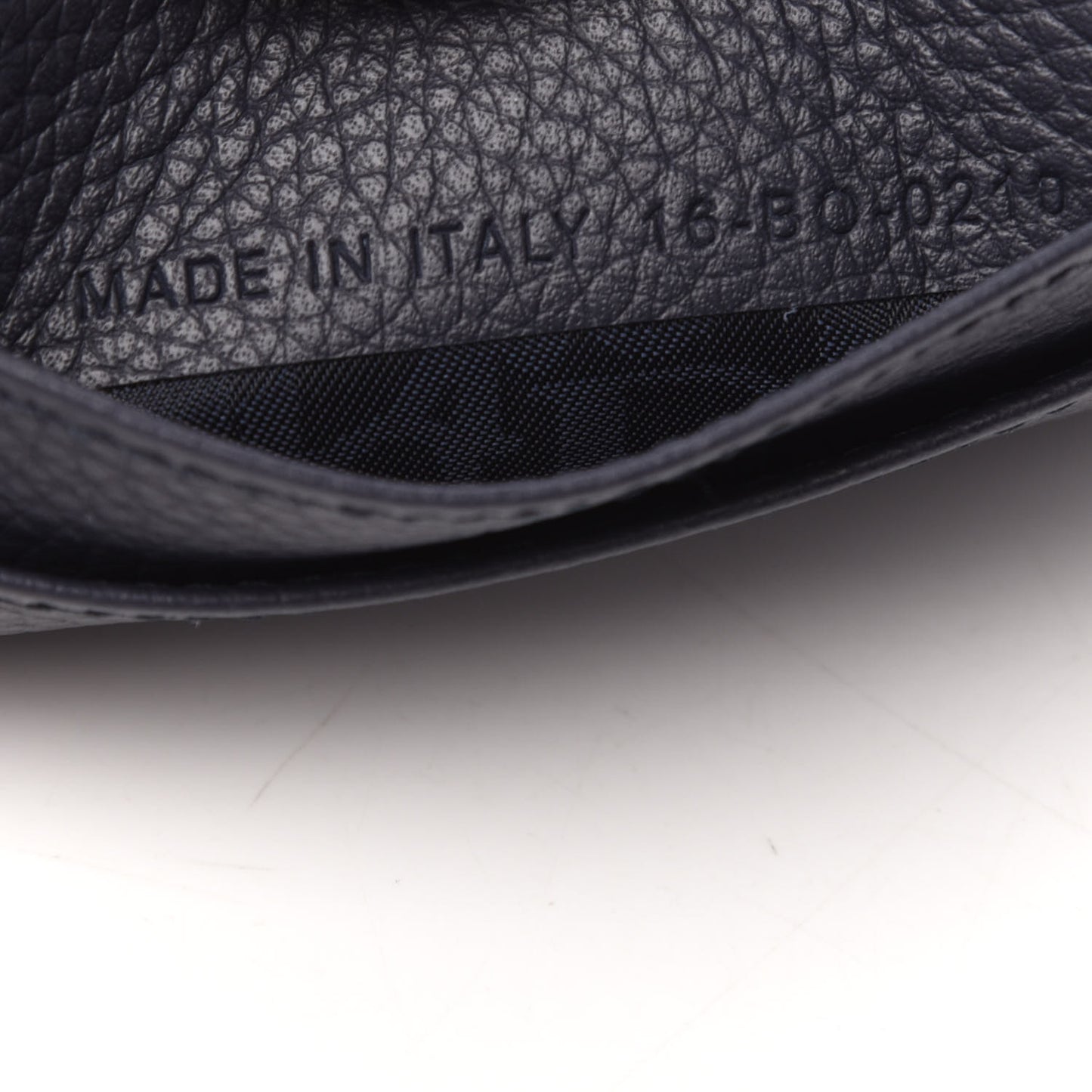 X AIR JORDAN Grained Calfskin Card Holder Bleu
