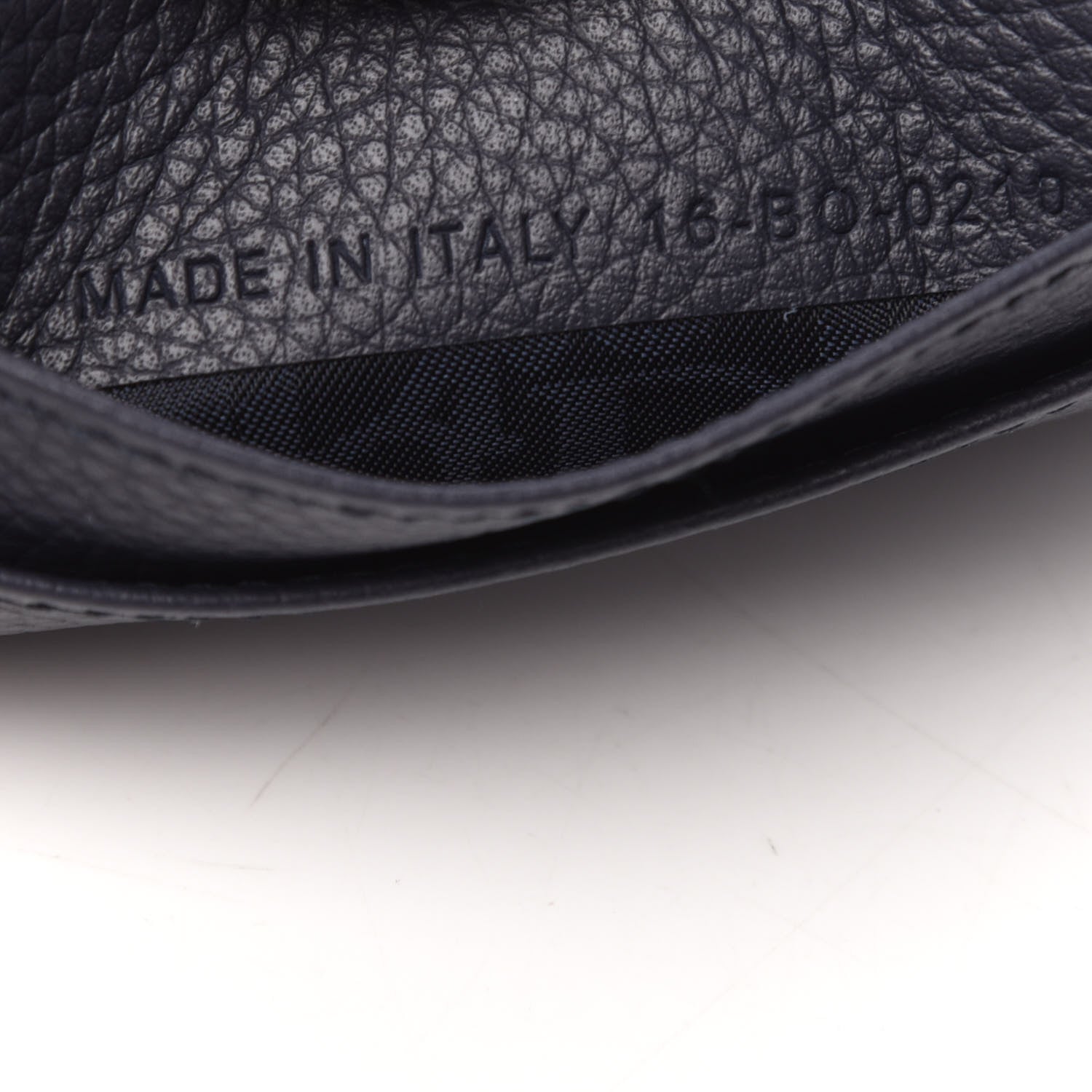 Christian Dior X AIR JORDAN Grained Calfskin Card Holder Bleu 7 of 7