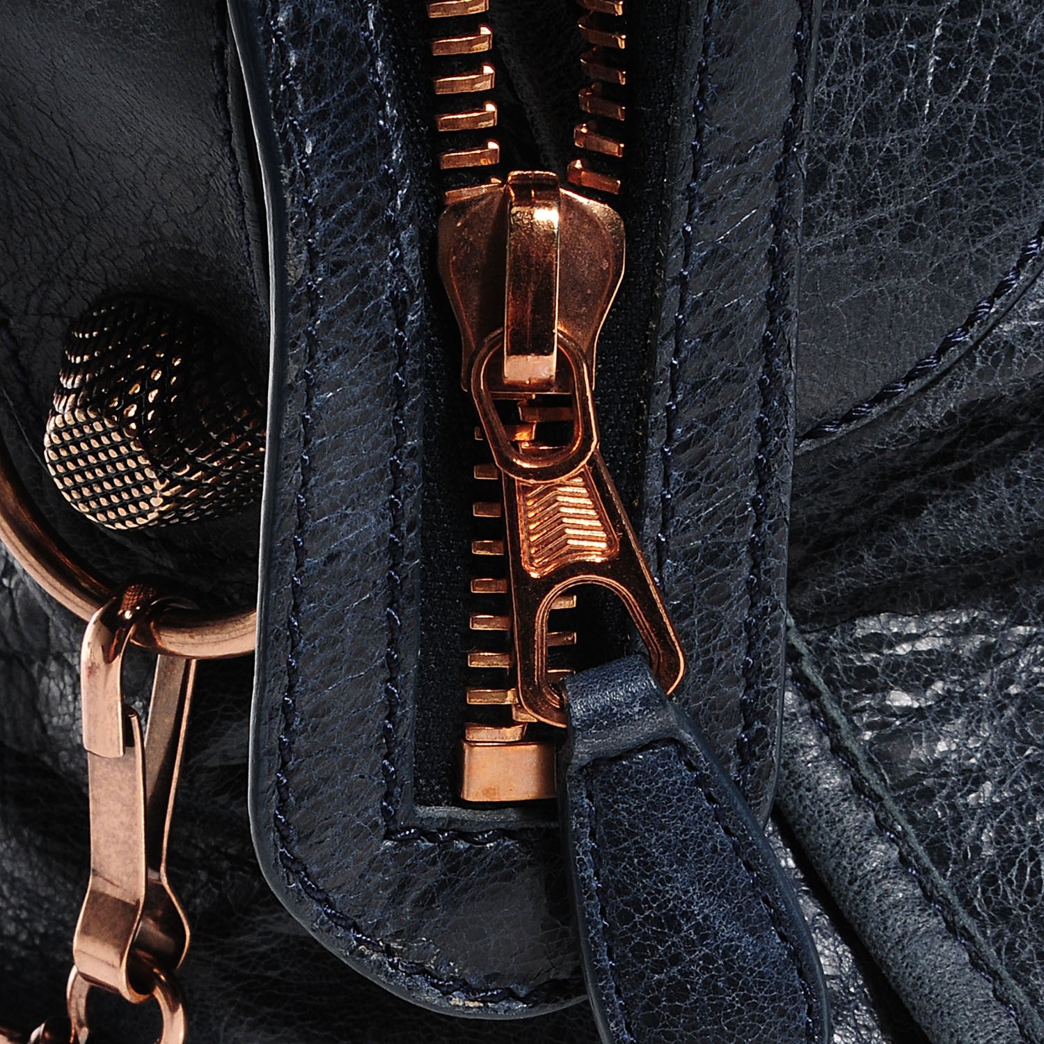 Balenciaga Agneau Giant 21 Rose Gold Hardware Part Time Dark Night 13 of 18