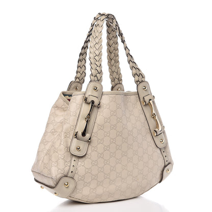 Gucci Guccissima Small Pelham Shoulder Bag Off White 3 of 10