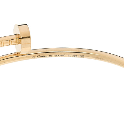Cartier 18K Yellow Gold Small Juste Un Clou Bracelet 16 4 of 5