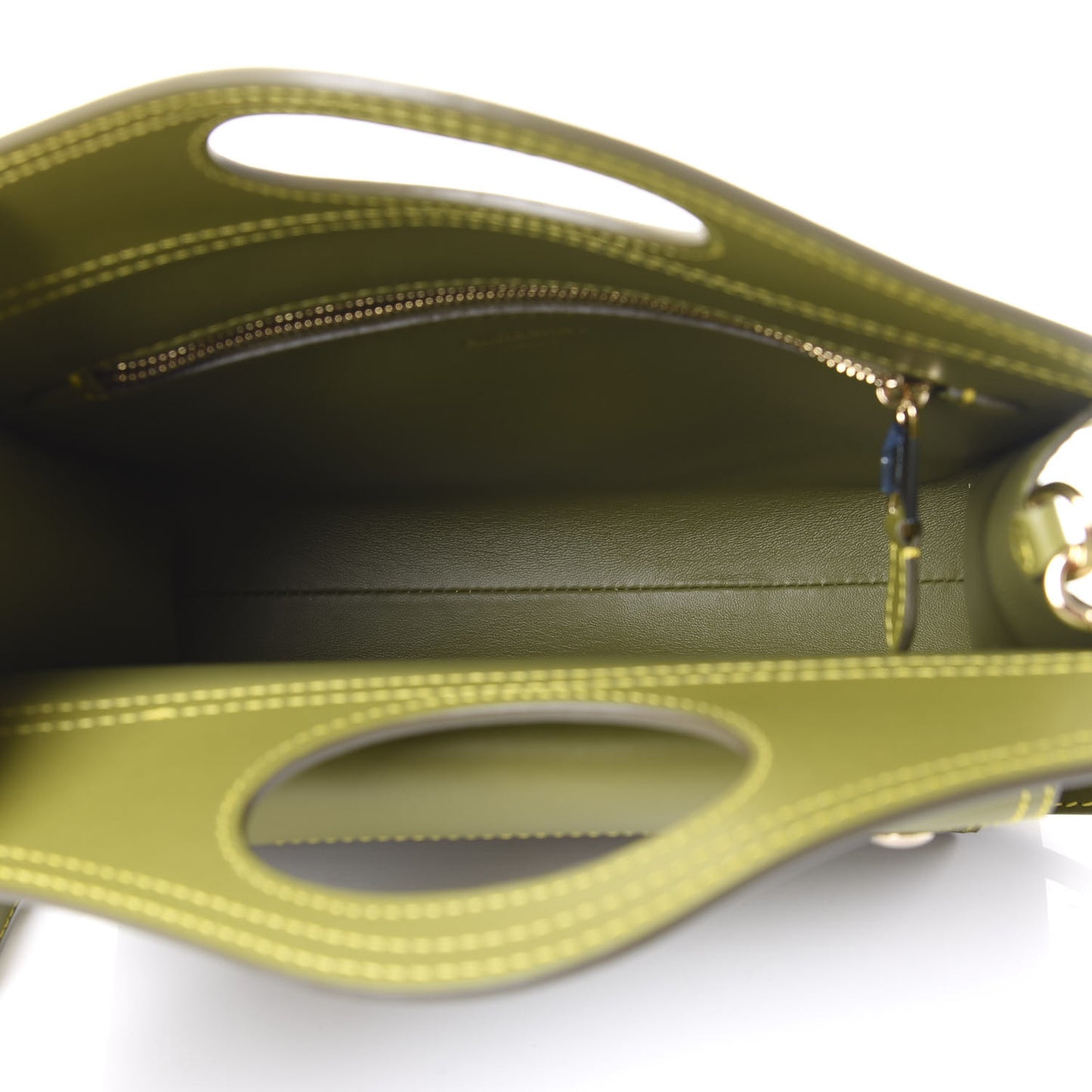 Smooth Calfskin Mini Pocket Bag Juniper Green