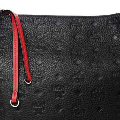 MCM Calfskin Ottomar Medium Klara Hobo Black 9 of 11
