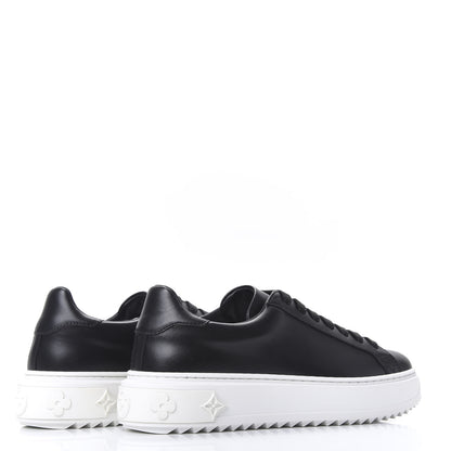 Louis Vuitton Calfskin Time Out Sneakers 36.5 Black 4 of 8
