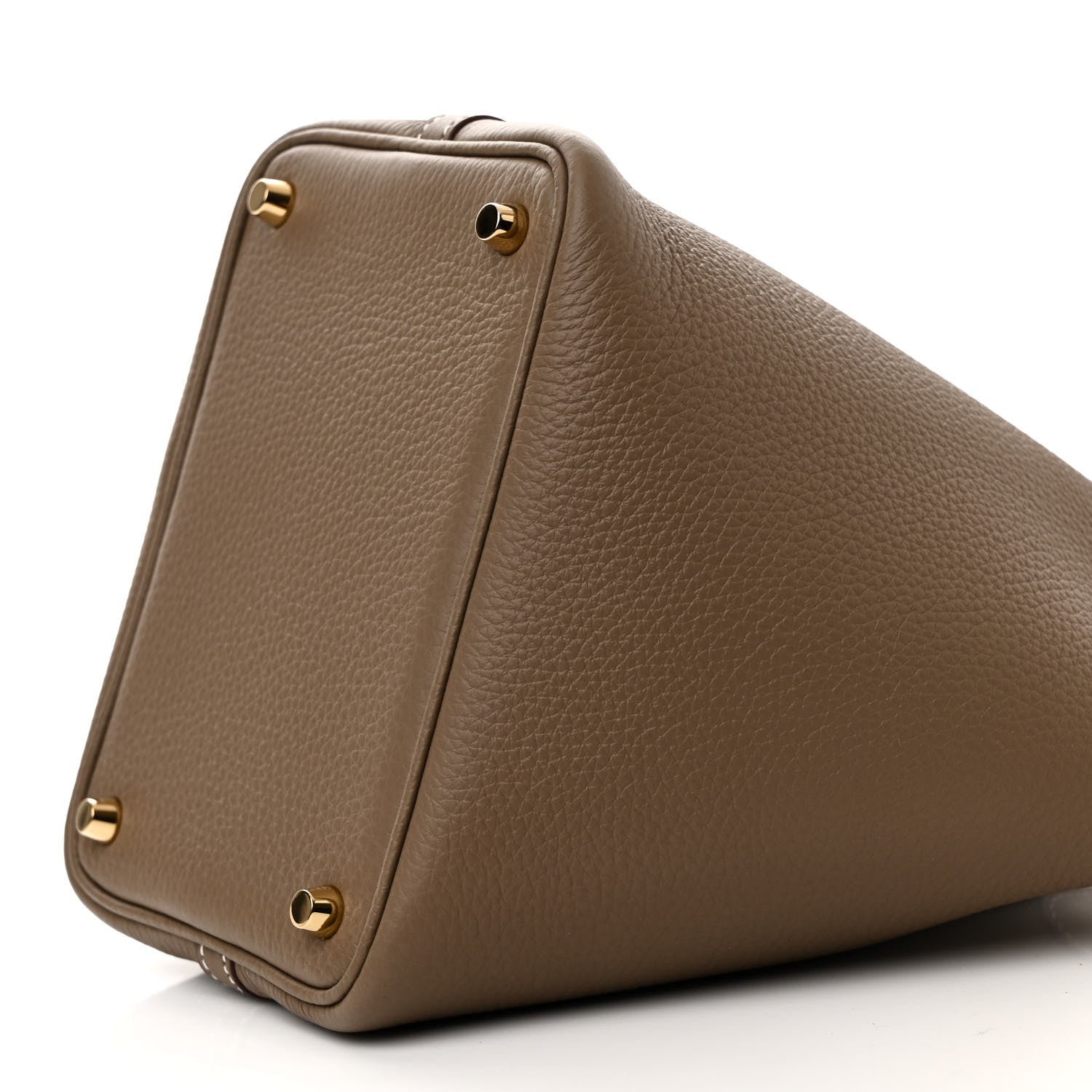 Hermes Taurillon Clemence Picotin Lock 18 PM Etoupe 9 of 10