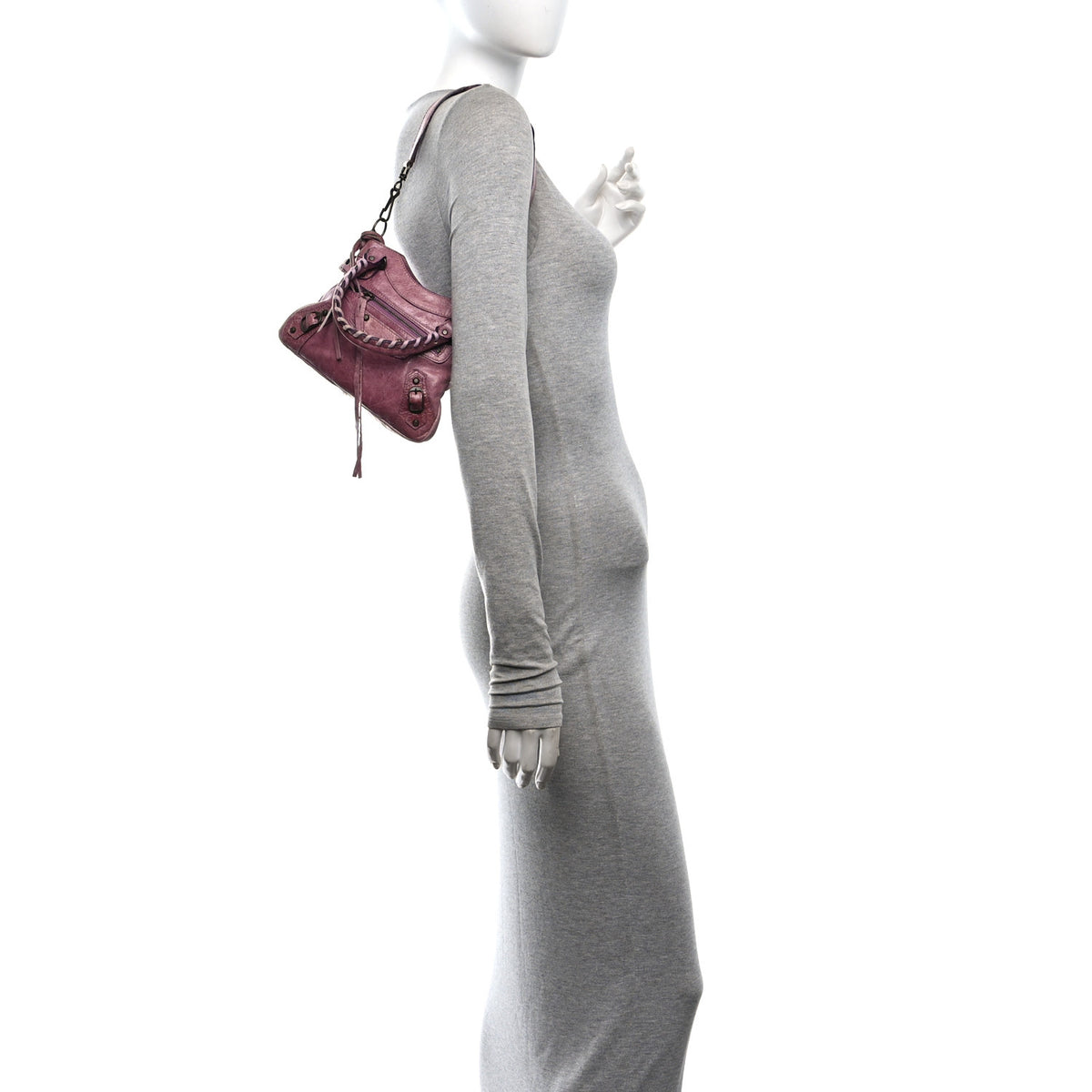 Balenciaga Chevre Classic Hardware Mini Classique Lilac 2 of 10