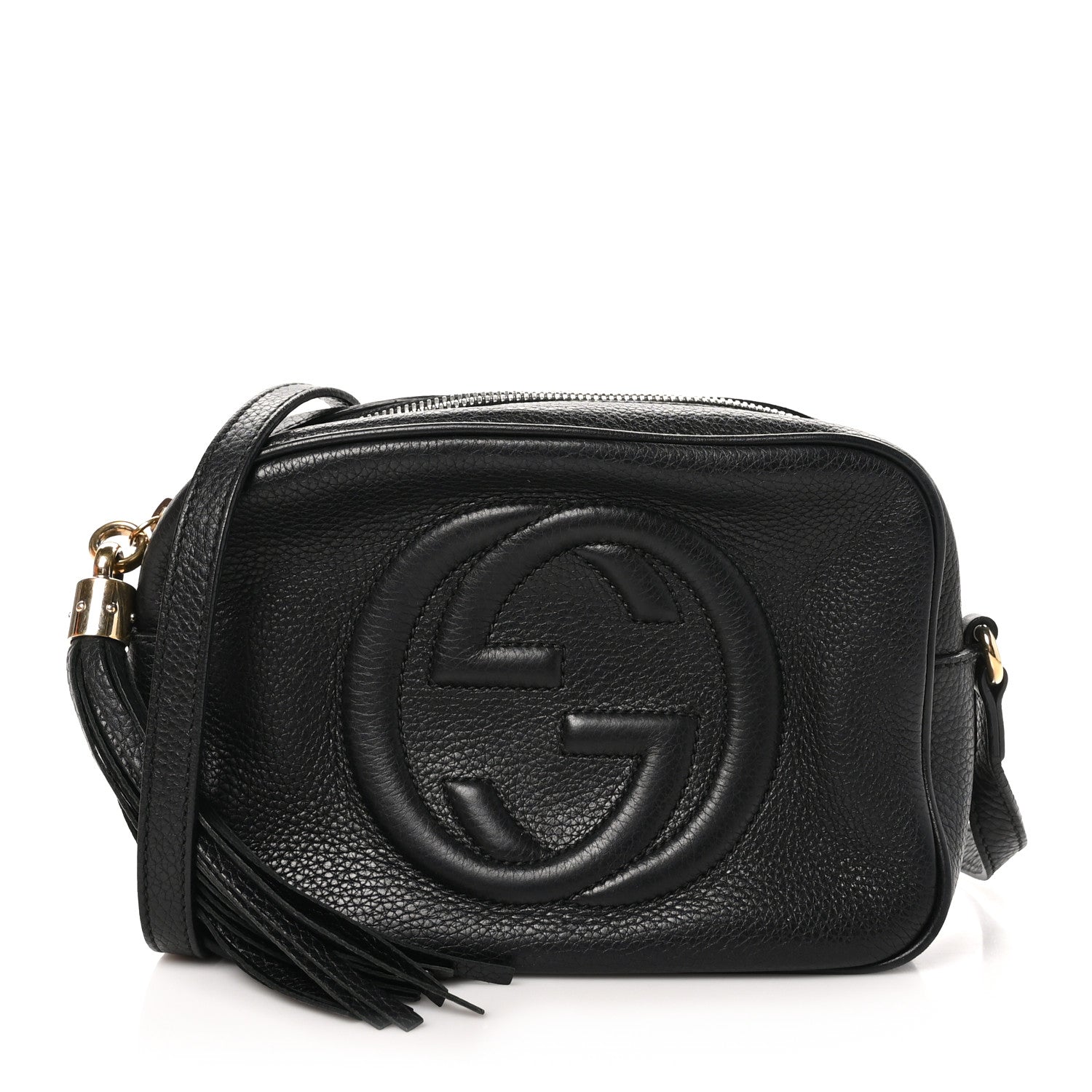 Gucci Pebbled Calfskin Small Soho Disco Bag Black 1 of 11