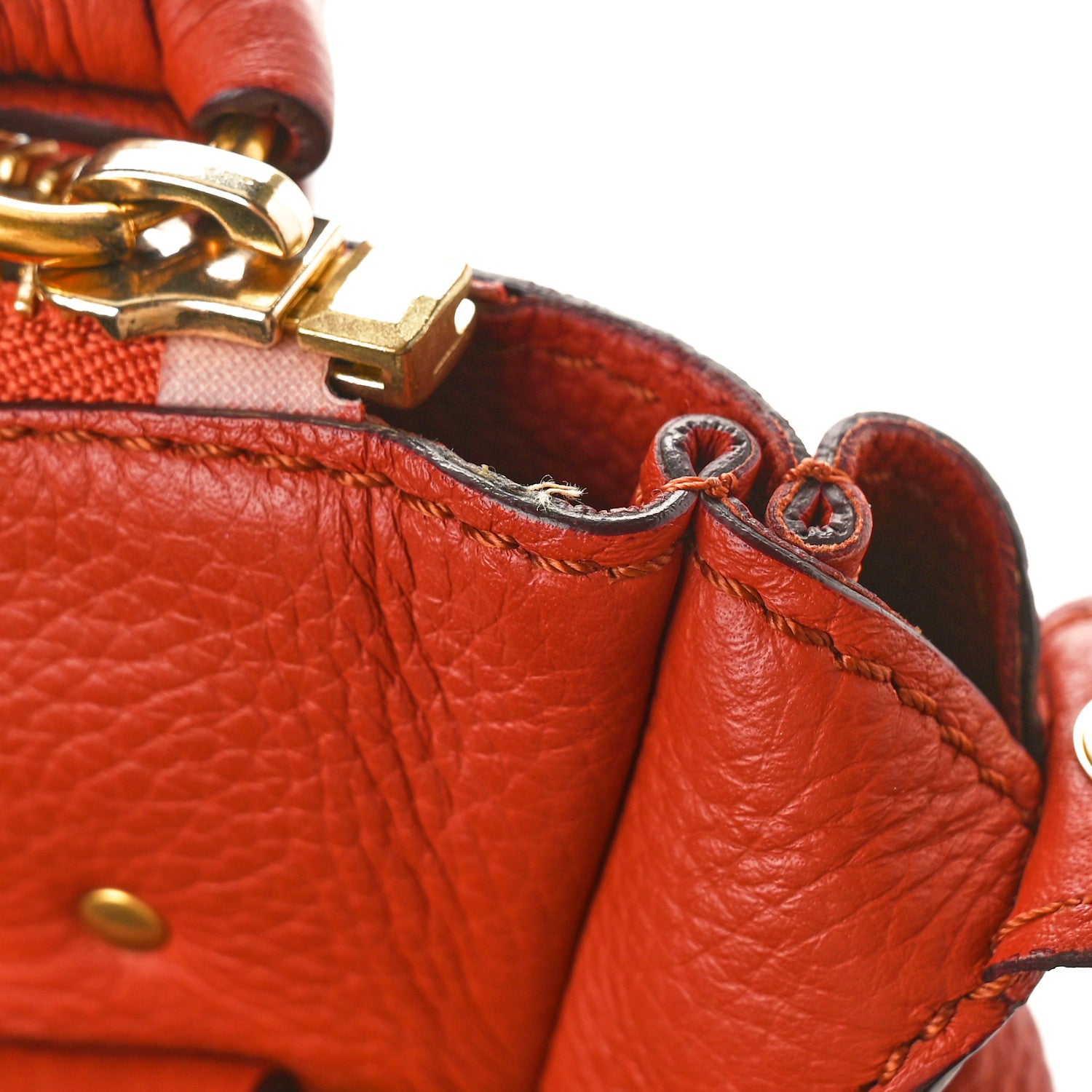 Chloe Calfskin Medium Marcie Satchel Whiskey 10 of 10