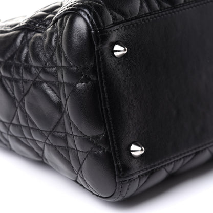 Christian Dior Lambskin Cannage Small Lady Dior Black 8 of 10