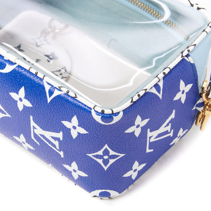 Louis Vuitton Monogram Giant Hawaii Beach Pouch Blue 5 of 8