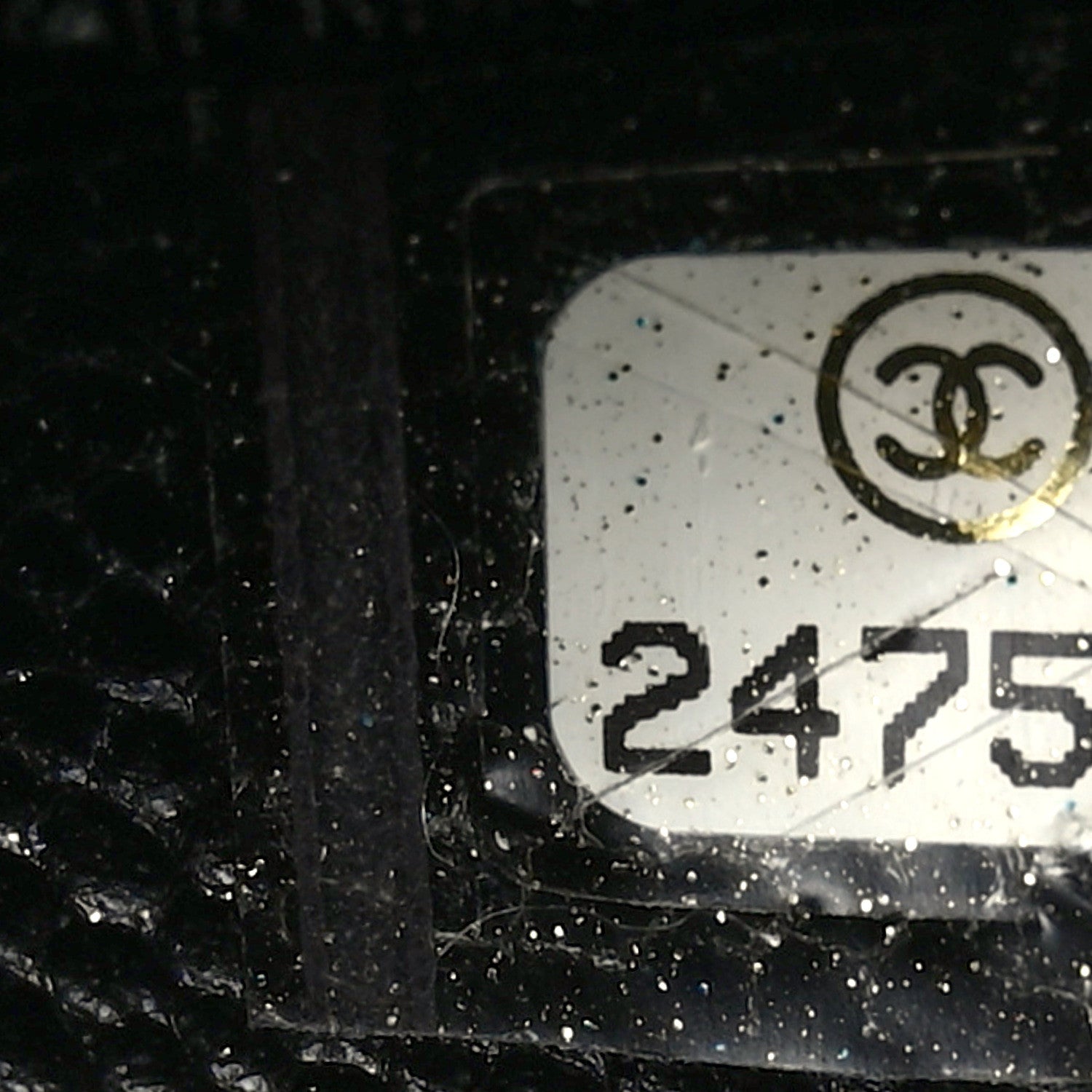 Chanel Iridescent Caviar Quilted Medium Cosmetic Case Black 6 of 8