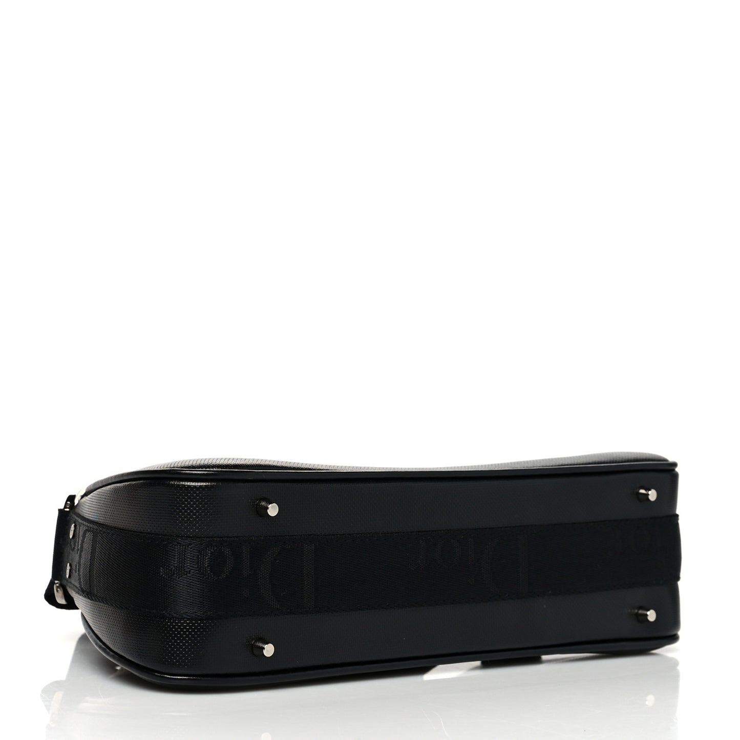 Silk Jersey Crystal Hardcore Shoulder Bag Black