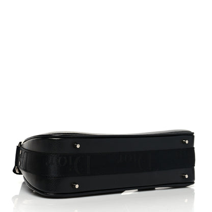 Christian Dior Silk Jersey Crystal Hardcore Shoulder Bag Black 4 of 8