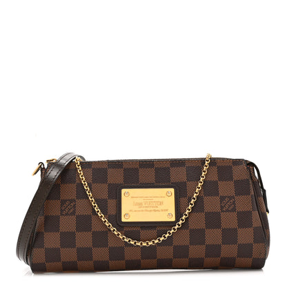 Louis Vuitton Damier Ebene Eva Clutch 1 of 10