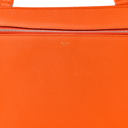 Celine Grained Calfskin Medium Edge Shoulder Bag Vermillion 6 of 11