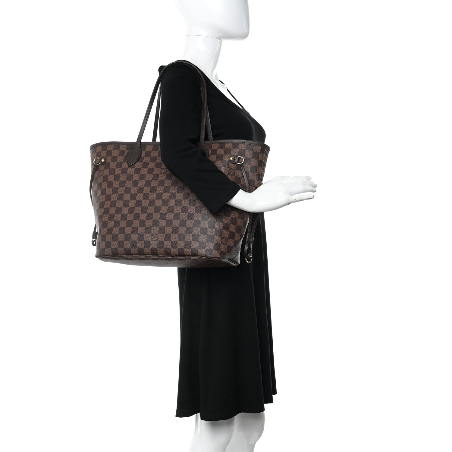 Louis Vuitton Damier Ebene Neo Neverfull MM 2 of 12